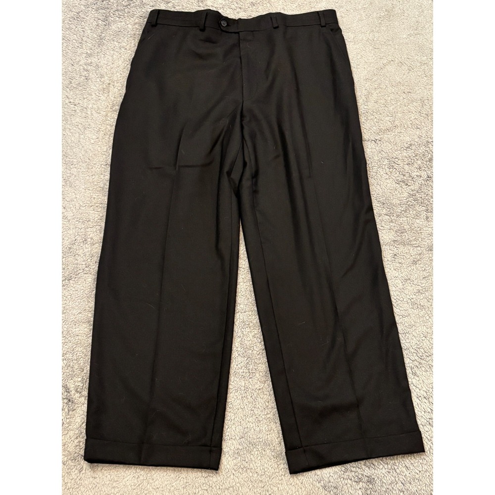 Michael Kors Pants Mens 38x29 Black Chino Trousers Dress Slacks Career Office